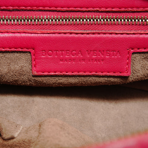 BOTTEGAVENETA Montaigne INTRECCIATO Shoulder Bag pink WS29126