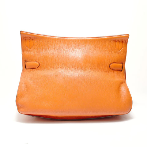 HERMES � O stamp, 2011 production, Jypsiere Taurillon Clemence Shoulder Bag Orange WS29127