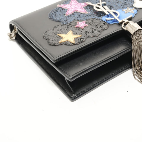 YVES SAINT LAURENT Cloudstar Monogram Kate Shoulder Bag black WS29128