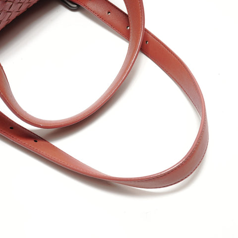 BOTTEGAVENETA Montaigne INTRECCIATO Shoulder Bag Brown WS29131