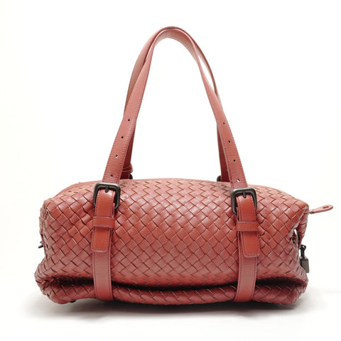 BOTTEGAVENETA Montaigne INTRECCIATO Shoulder Bag Brown WS29131