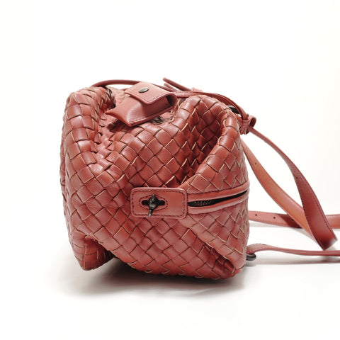 BOTTEGAVENETA Montaigne INTRECCIATO Shoulder Bag Brown WS29131