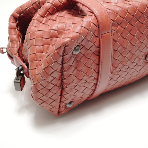BOTTEGAVENETA Montaigne INTRECCIATO Shoulder Bag Brown WS29131