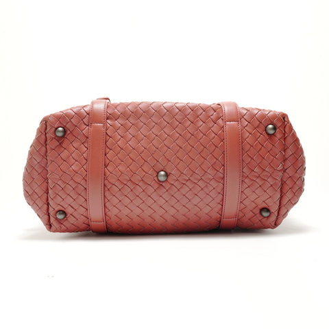 BOTTEGAVENETA Montaigne INTRECCIATO Shoulder Bag Brown WS29131