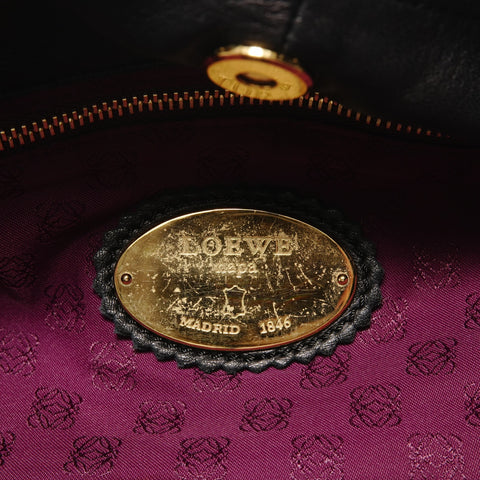 LOEWE Anagram Mini Nappa Aire Handbag black WS29132