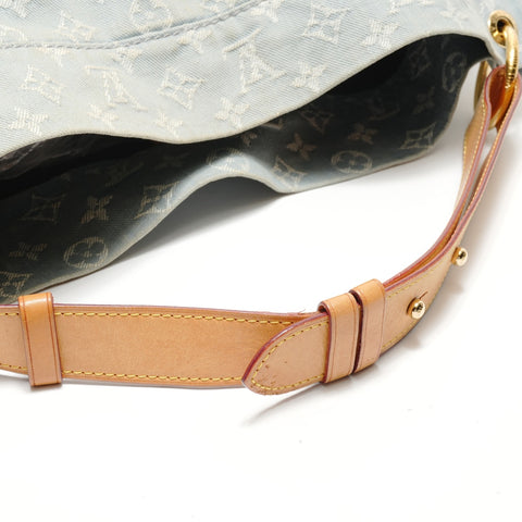 LOUIS VUITTON Monogram Daily GM Shoulder Bag blue WS29134