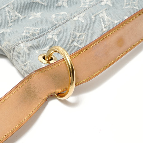 LOUIS VUITTON Monogram Daily GM Shoulder Bag blue WS29134