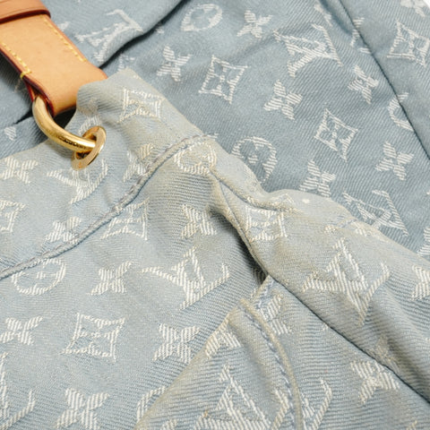 LOUIS VUITTON Monogram Daily GM Shoulder Bag blue WS29134
