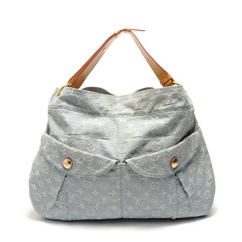 LOUIS VUITTON Monogram Daily GM Shoulder Bag blue WS29134