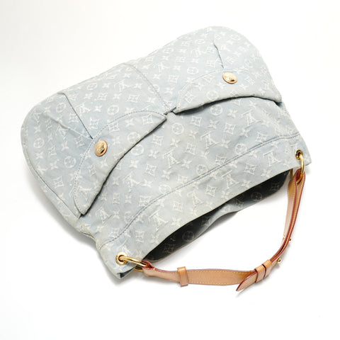 LOUIS VUITTON Monogram Daily GM Shoulder Bag blue WS29134