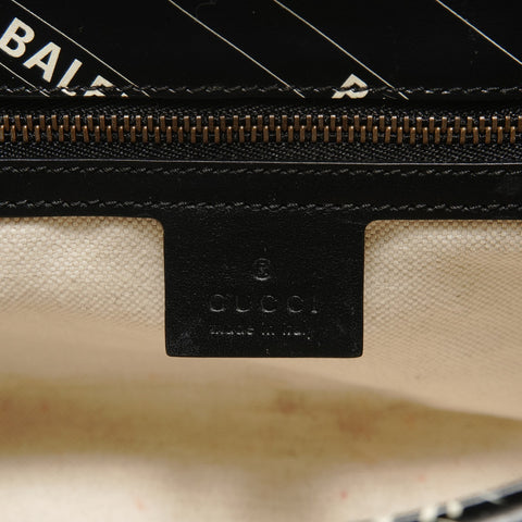 GUCCI Balenciaga Collaboration GG Marmont Shoulder Bag black WS29137