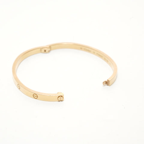 CARTIER Love Bracelet Au750 Yellow Gold, Size: 15 bracelet gold WS29141