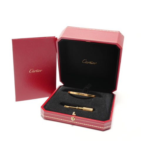CARTIER Love Bracelet Au750 Yellow Gold, Size: 15 bracelet gold WS29141