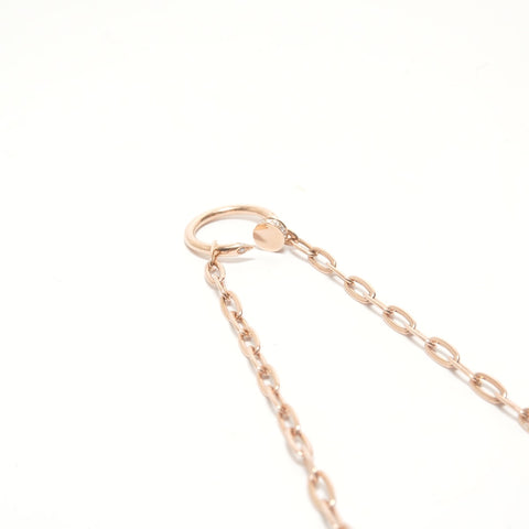 CARTIER Juste un Clou Diamond Au750 Pink Gold Necklace gold WS29142