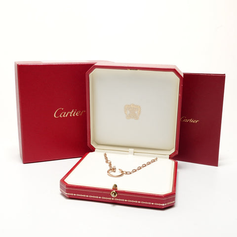 CARTIER Juste un Clou Diamond Au750 Pink Gold Necklace gold WS29142