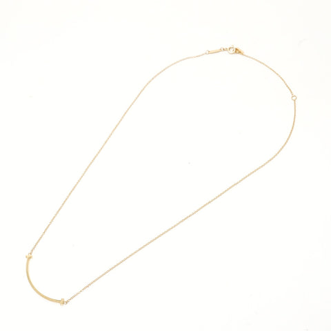 TIFFANY&Co. Au750 T Smile Necklace gold WS29143