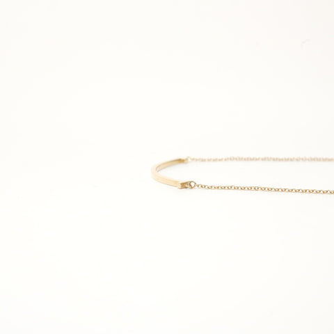 TIFFANY&Co. Au750 T Smile Necklace gold WS29143