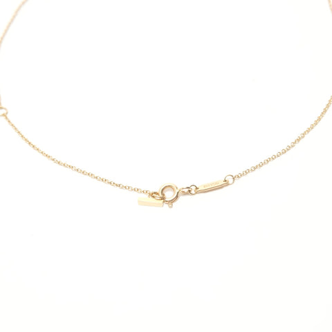 TIFFANY&Co. Au750 T Smile Necklace gold WS29143