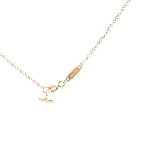 TIFFANY&Co. Au750 T Smile Necklace gold WS29143