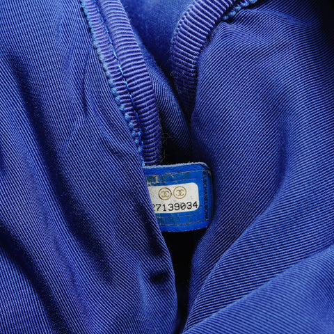 CHANEL Cotton, Series 27, 2019 Cruise Line La Pausa Backpack Backpack Â· Daypack blue WS29144