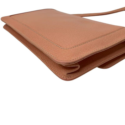 フェンディ FENDI マンマバゲット レザー ショルダーバッグ カーフ ピンク WS2943