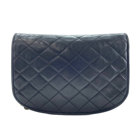 CHANEL Matelassé Shoulder Bag black WS30005