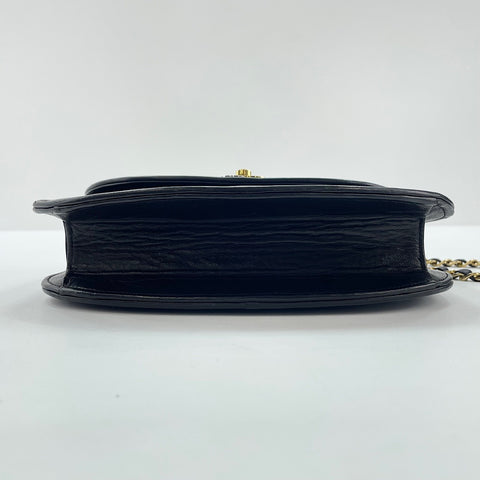 CHANEL Matelassé Shoulder Bag black WS30005
