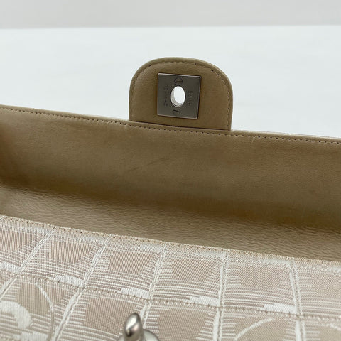 CHANEL Chocolate bar Shoulder Bag beige WS30006
