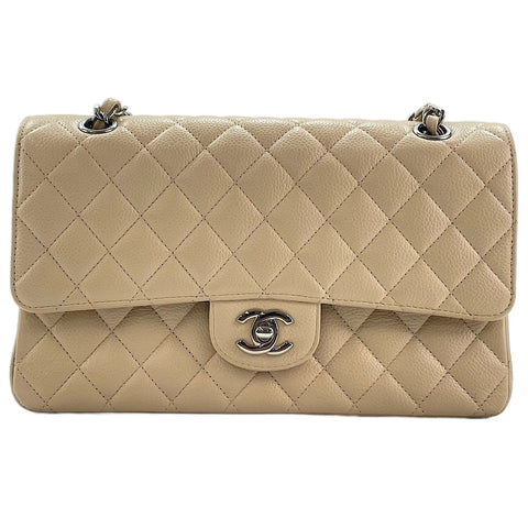CHANEL Matelassé 25 Shoulder Bag beige WS30009