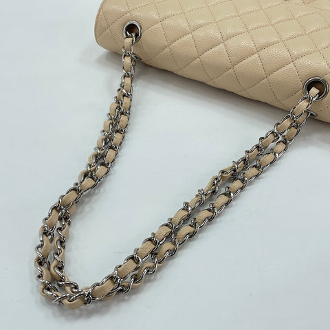 CHANEL Matelassé 25 Shoulder Bag beige WS30009