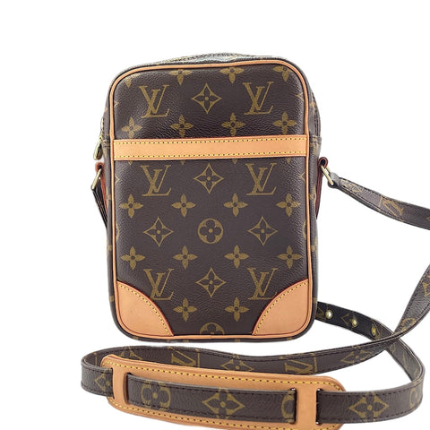 LOUIS VUITTON Danube Shoulder Bag Brown WS30010