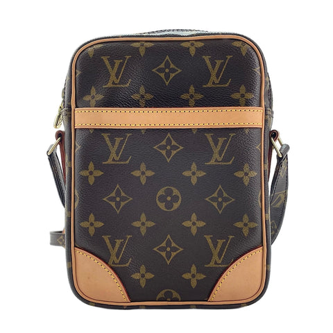 LOUIS VUITTON Danube Shoulder Bag Brown WS30010