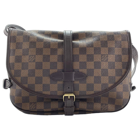 LOUIS VUITTON Saumur 30 Shoulder Bag Brown WS30011