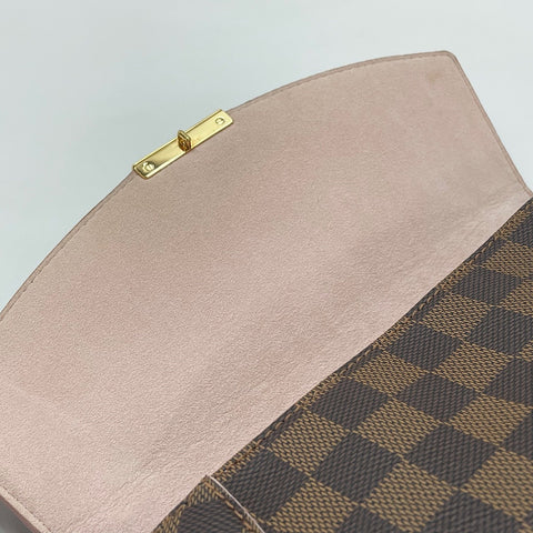 LOUIS VUITTON Kaisa Clutch Shoulder Bag Brown WS30013