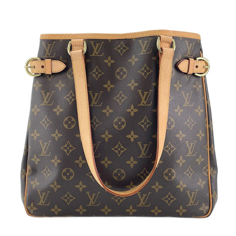 LOUIS VUITTON Batignolles Vertical Tote Bag Brown WS30015