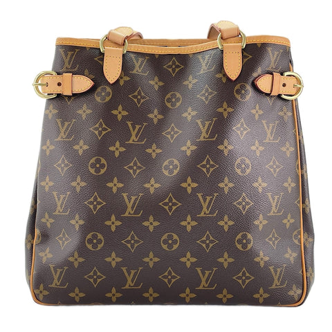 LOUIS VUITTON Batignolles Vertical Tote Bag Brown WS30015
