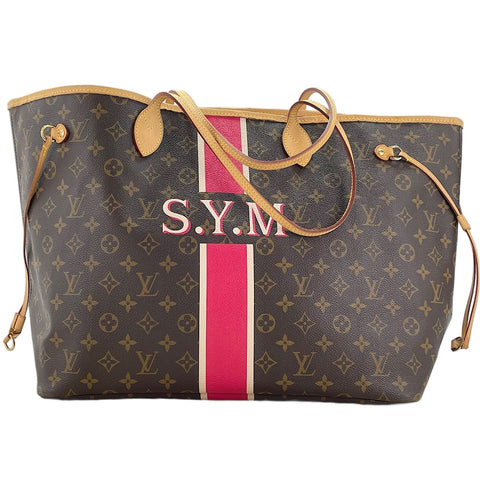 LOUIS VUITTON Neverfull My LOUIS VUITTON Heritage MM Tote Bag Brown WS30016