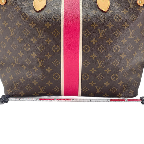 LOUIS VUITTON Neverfull My LOUIS VUITTON Heritage MM Tote Bag Brown WS30016