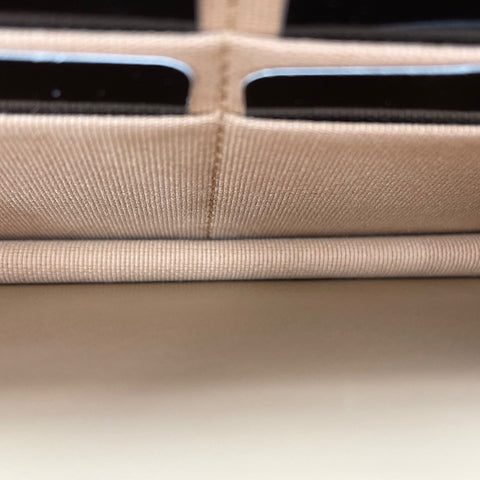 CHANEL Matelassé Shoulder Bag beige WS30019