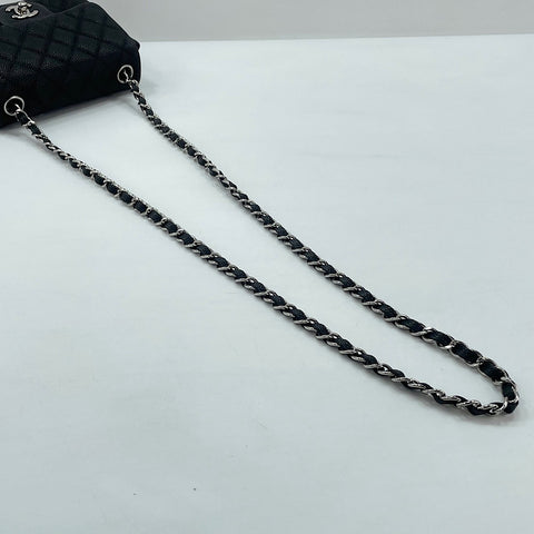 CHANEL Mini Matelassé Shoulder Bag black WS30020