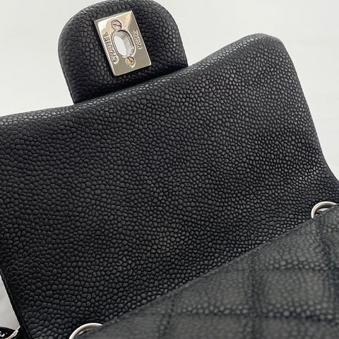 CHANEL Mini Matelassé Shoulder Bag black WS30020