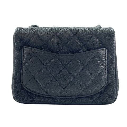 CHANEL Mini Matelassé Shoulder Bag black WS30020