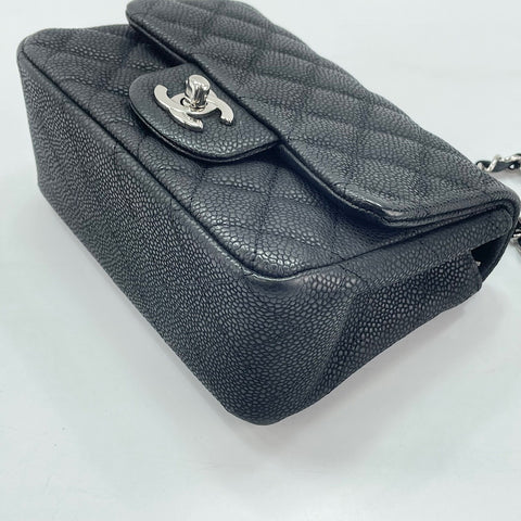 CHANEL Mini Matelassé Shoulder Bag black WS30020