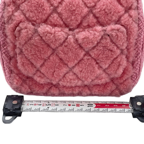 CHANEL Mini Matelassé Shoulder Bag pink WS30024