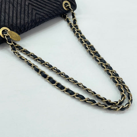CHANEL Shoulder Bag black WS30026