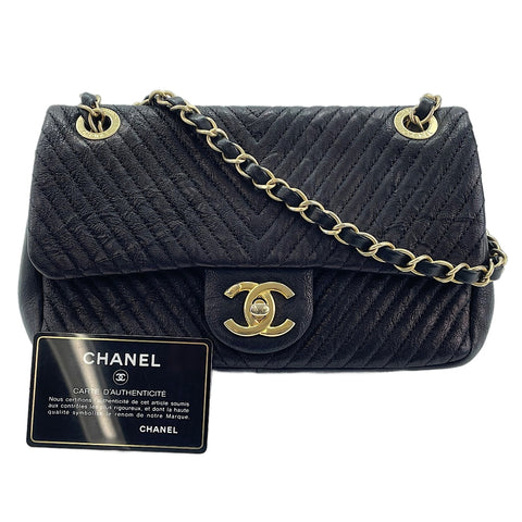 CHANEL Shoulder Bag black WS30026