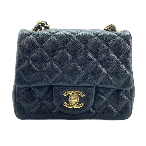 CHANEL Mini Matelassé Shoulder Bag black WS30027