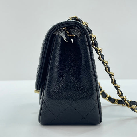 CHANEL Mini Matelassé Shoulder Bag black WS30027