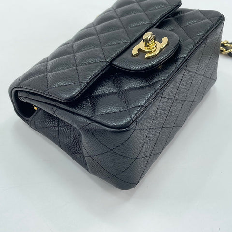 CHANEL Mini Matelassé Shoulder Bag black WS30027