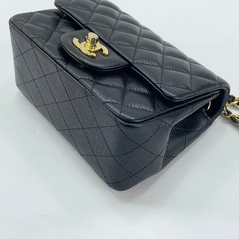 CHANEL Mini Matelassé Shoulder Bag black WS30027